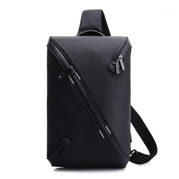 

men shoulder bag antitheft messenger bags chest man multilayer ride anti-theft chest and bag fashion single shoulder bagpack1