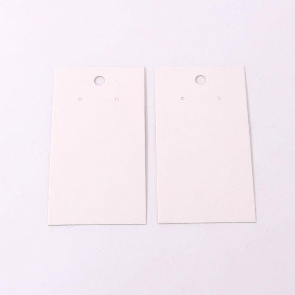 

50pcs 5x9cm earring display card earring card holder blank kraft paper tags ear studs long drop card for jewelry display q bbysrg, Black