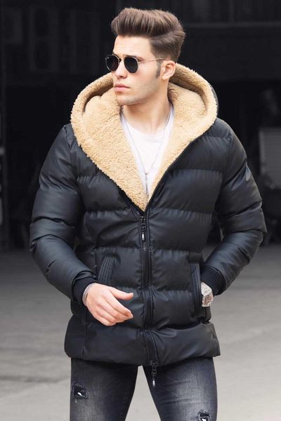 

black puffer coat winter warm men jacket coat casual autumn puffer thick parka male men's winter down jacket
