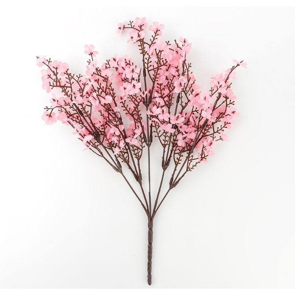

silk gypsophila artificial flowers for decoration home plastic stem bride wedding bouquet mariage cherry blossom fake flower diy f wmtynj