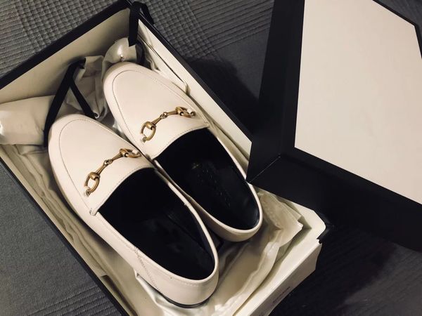 

men's casual loafers dress shoes soft leather flat horsebit loafer women designers buckle men girls fashion eur34-45, Black