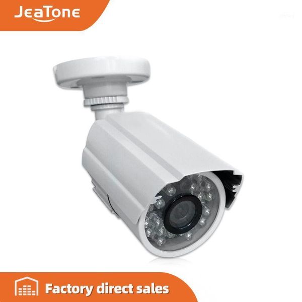 

jeatone 1080p ahd security street camera video surveillance outdoor waterproof security camera white color 15m ir night vision1