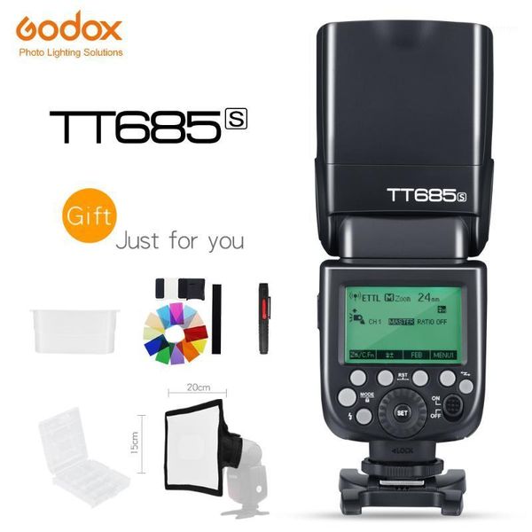 

godox thinklite685sl hss camera flash high speed 1/8000s gn60 for dslr cameras a77ii a7rii a7r a58 a991