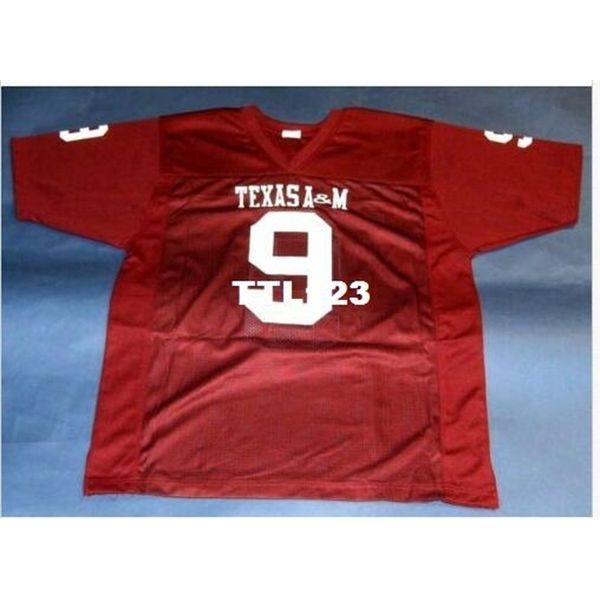 

121 custom wine red texas a&m aggies #9 dat nguyen custom college jersey size s-4xl or custom any name or number jersey, Black