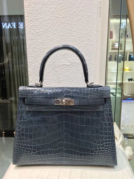 

wholesale ,shinny crocodile skin 25cm,fully handmade wax line stitching,2designs 2-3days to make logo after payment