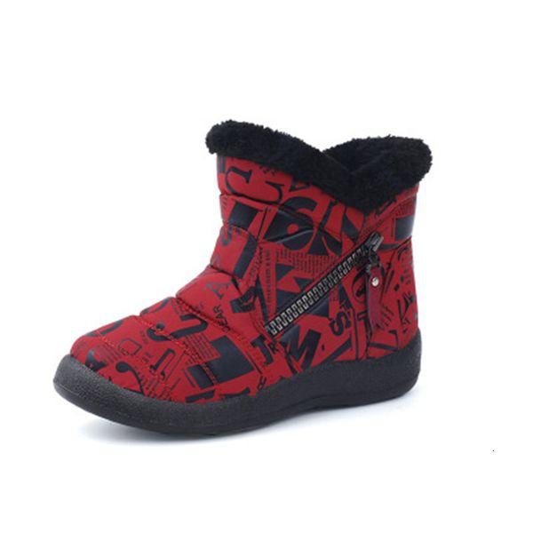 

2021 new winter women snowboots proof water down teddy shoes casual ladies mid-calf rubber boots women's botine mujer ofrd, Black