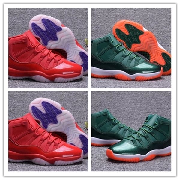 

высокое качество новые 11 xi bulls red blue blue 72-10 triple burning bull men basketball shoes 11s bull green работает sne
