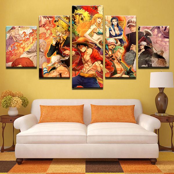 

new anime cartoon poster printed on canvas hd print poster decoration painting oil painting living room home decoration wall art