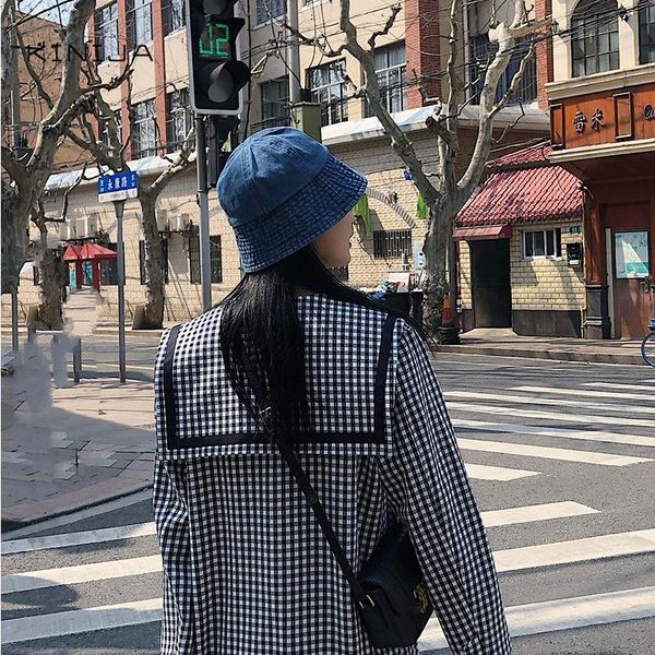 

корейская версия из четырех сезонов мужчин женщин открытый сплошной цвет солнцезащитный ковбойский рыбак шляпа ковш шляпа солнце шляпа femme