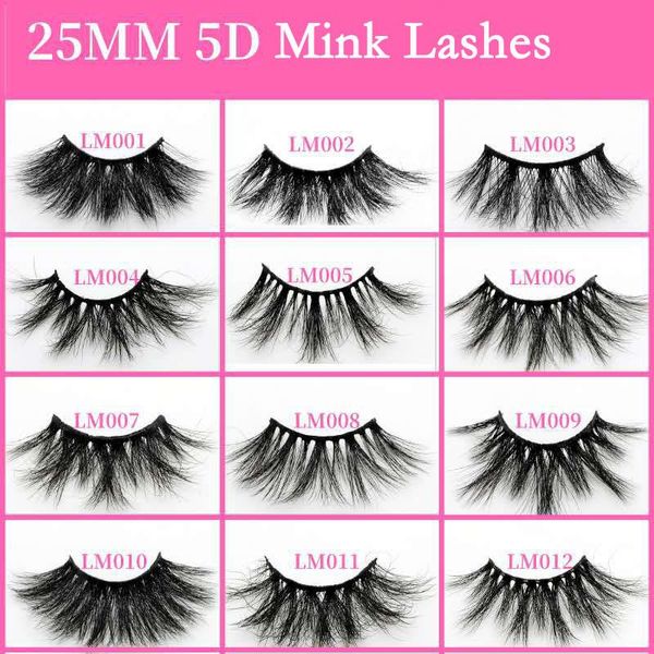

private label 25mm 5d faux mink hair false eyelashes natural/thick long eye lashes wispy makeup beauty extension tools salon