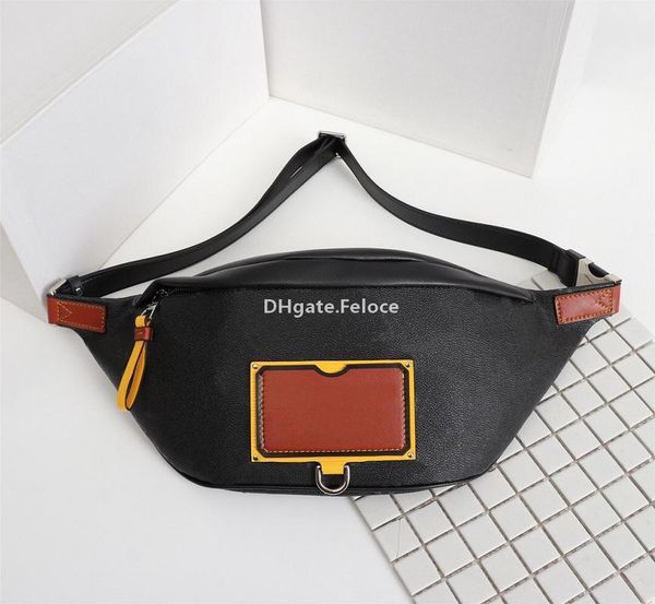

designer waist bag femmes sac purses men's new style badge women brand classic style genuine leather shoulder bags 20121706w