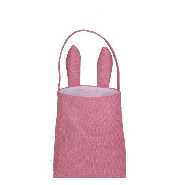 

cotton linen easter bunny ears basket bag for easter gift packing easter handbag for child fine festival ca sqcqfz abc2007, Black