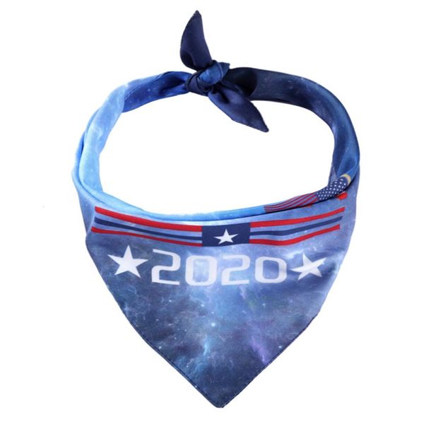 

трамп / biden 2020 выборы сша флаг собака bandanas треугольник scarf для pet cat щенок лук галстуки воротник аксессуары для домашних животны, Black