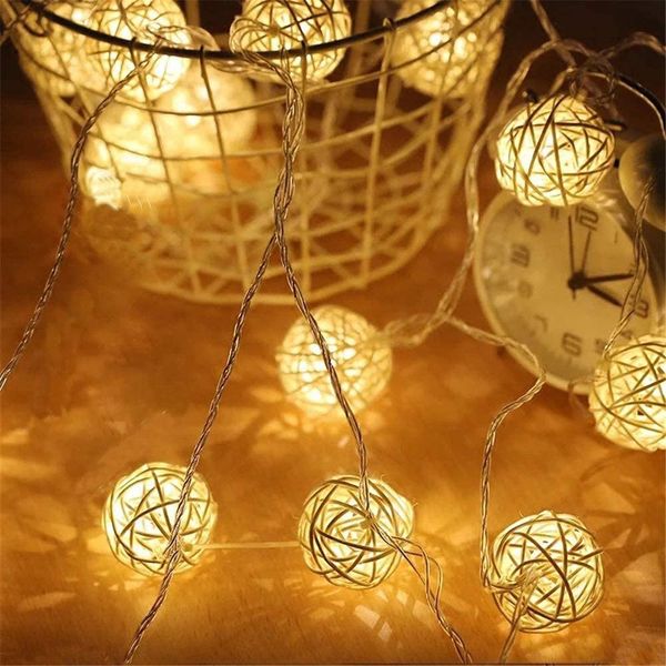 

led light string decoration 1.2m/2.5m 3cm sepak takraw light string fairy lights led bedroom home new year christmas decorations q bbyoxv