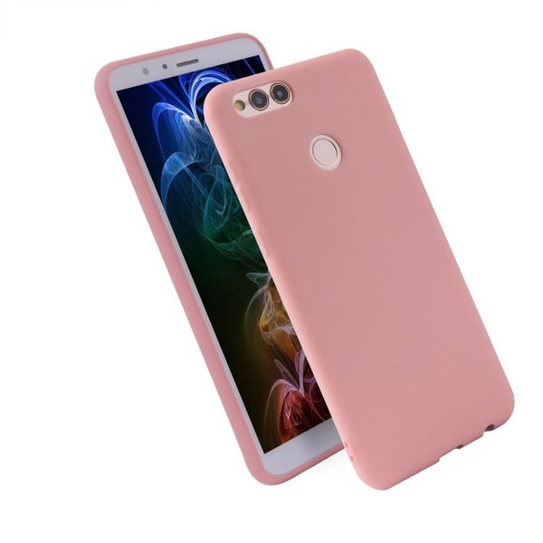 Custodie posteriori per Huawei Honor 7X 7A 7C 8X 6X 6A 8 9 10 Lite Cover per Huawei P20 Lite P20 Pro Y5 Y6 Prime 2018 Cover morbida opaca