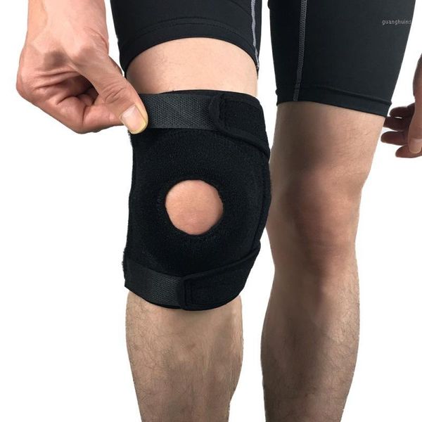 

elbow & knee pads 1pc professional support wrap pad sleeve neoprene anti-slip anti-bump elastic outdoor fitness sportswear, Black;gray