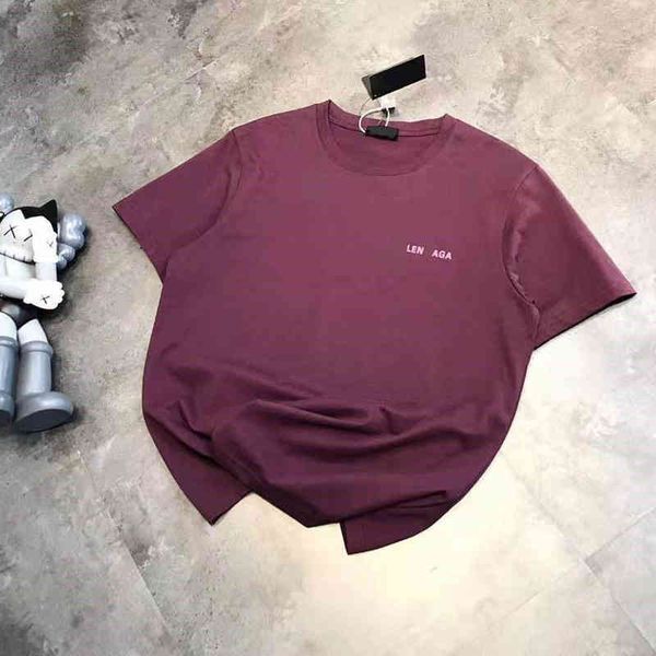 

2022 factory wholesale new blcg2021 summer lovers purple short women's casual and versatile style t-shirt fashion ins bottom half sleev, White