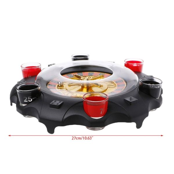 

electric drinking game set roulette party casino style 6 sglasses gift 95ae c0123