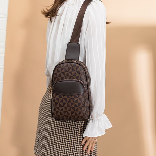 

crossbody bag luxury business schoolbag pvc brown flower mens women messenger chest backpack shoulder tote designer fashion handbag 30 model