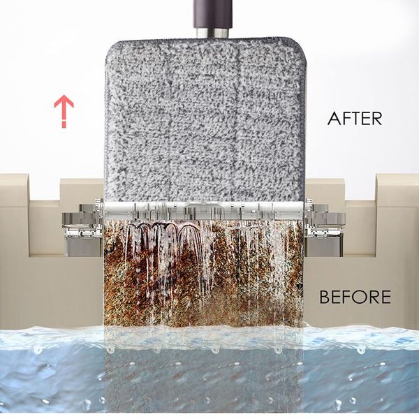 

house floor cleaning mop bucket system stainless wringing microfiber mop pads wet or dry usage on hardwood laminate tile wmtfsi