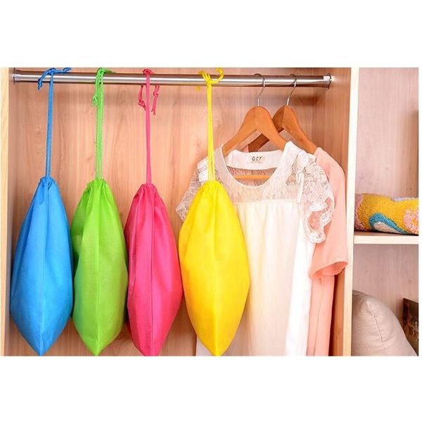 

hx30cm dhl woven shipping non wholesale-100pcs sack 40cm with rope storage bag multiple colours for shoe / clothes dust