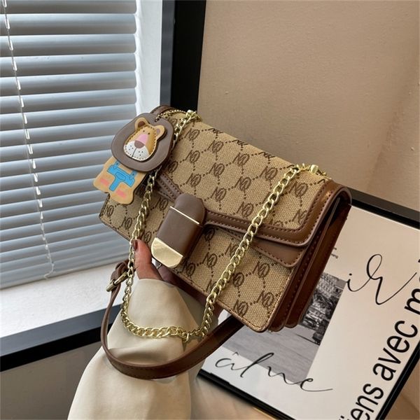 

70% off deals online bag 2022 new women's versatile messenger fashion chain one shoulder small square bag wholesale store