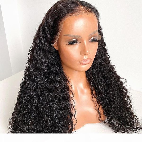 

wigirl malaysian curly 13x4 lace front human hair wigs 28 30 inch deep wave long frontal wig for black women hd full