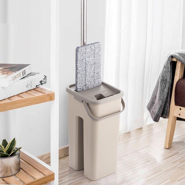 

плоский сжатый ковшовый мозг смс с рукой бесплатная мытье микрофибры швабры из нержавеющей стали полюс полюс