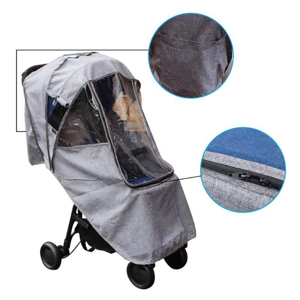 

baby stroller raincoat cover trolley umbrella car rain cover baby stroller windshield accessories trolley accessories