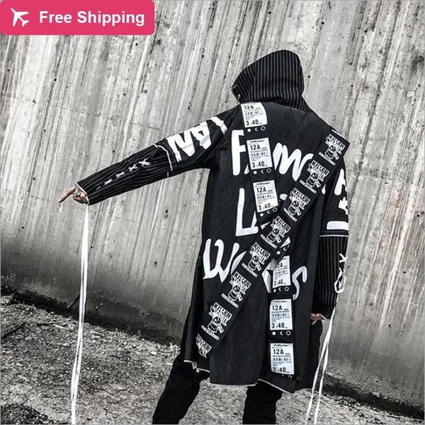 

nagri dropshipping suppliers i a 2020 new spring hip hop men jenna jacket cross tape decorative metal ring with hoodie, Black;brown