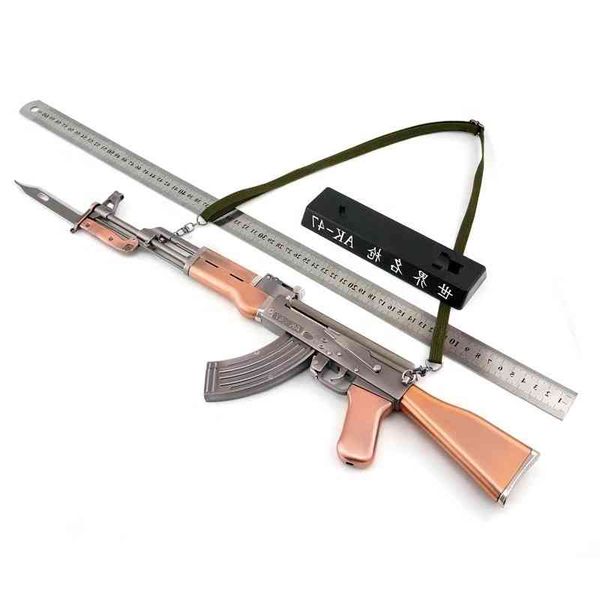 

231: 2.05 large all metal ak47 rifle disassembly boy toy gift military model ornaments cannot be fired