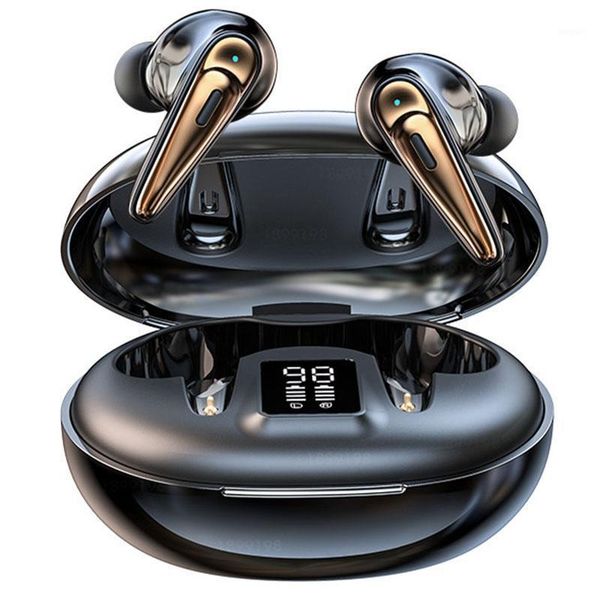 

wireless bluetooth headphones with microphone button control tws bluetooth earphones sports waterproof headsets black1