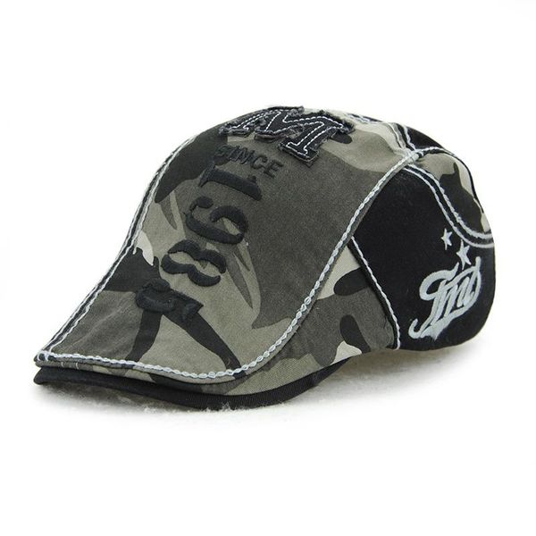 

jamont camouflage хлопок берет военный берет солнца шляпа casquette homme gorras planas gorras planas береты плоские кепки для мужчинских ca, Black;white