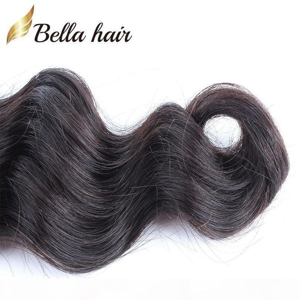 

bella hair retail 1 bundle peruvian malaysian indian brazilian hair loose deep wave wavy dyeable black color human hair weaves 1pc