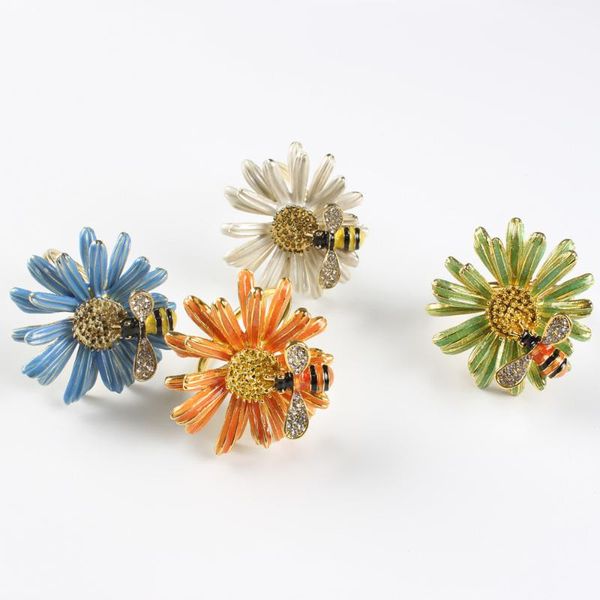 

napkin rings 7 style wedding party simple plum 5 petals daisy lucky flower ring reusable 2021