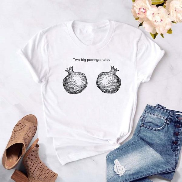

summer women tshirt fashion tee cartoon fruit print t-shirt harajuku t shirts casual female tee shirts clothes, White