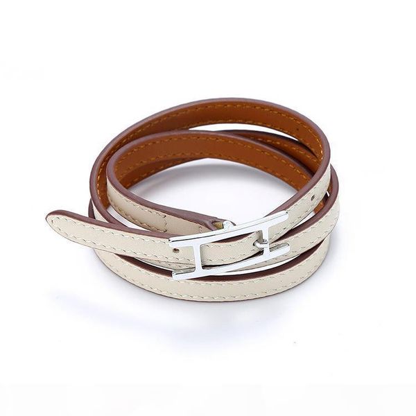 

k paris style women and man bracelet geniuine leather with stainless steel love punk bangle jewelry gift ing, Golden;silver