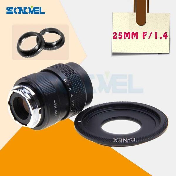 

25mm f1.4 cctv tv movie lens+c mount for sony e mount nex-5t nex-3n nex-6 nex-7 nex-5r a6300 a6100 a6000 a5100 a5000 a6500 a31001