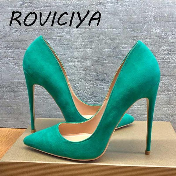 

dress shoes spring color women 12cm high heels pumps fashion pointed toe shallow slip-on party rm011 roviciya1, Black