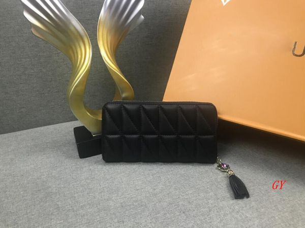 

2021 кошельки дизайнерские кошельки женщин дизайнерские сумки кошельки portefeeuille наливают homme женщин мужская кожаная сумка модные сумк, Red;black