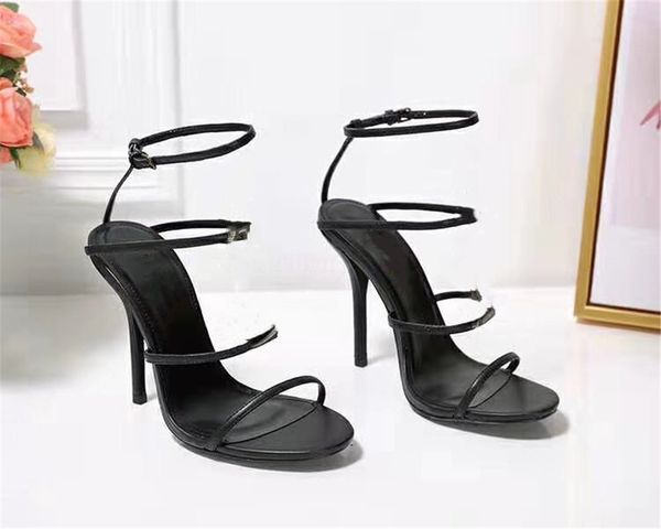 

fashion designer womens sole high heel nude black leather pointed high heel shoes dress shoes medium heel sandals wger