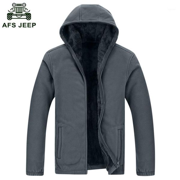 

2018 autumn and winter men's new style feece sweater velvet thickened loose cardigan jackets hooded warm coat d571, Black;brown