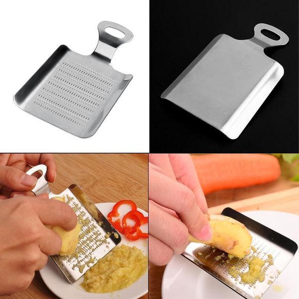 

ginger garlic wasabi grater crushed garlic press device kitchen tools stainless steel kitchen accessor sqczov