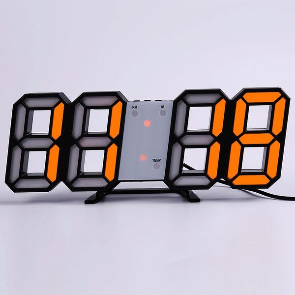 

часы настенные часы часы 3d led digital современный дизайн living room decor таблица alarm nightlight luminous desktop bbyfyf ladyshome