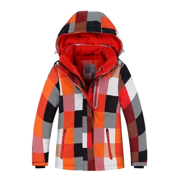 

olekid children winter jacket windproof waterproof girl outerwear coat 3-16 years kids boy ski warm parka teenager snowsuit 201102, Blue;gray