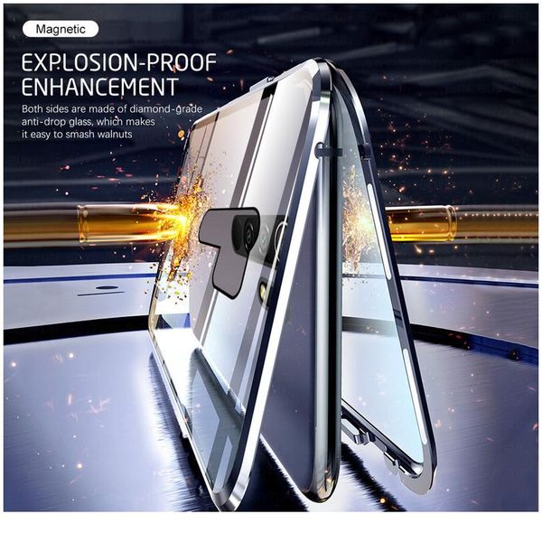 

full double sided glass magnetic case for xiaomi redmi note 10 8 7 pro case for redmi 9 8a wmttuv