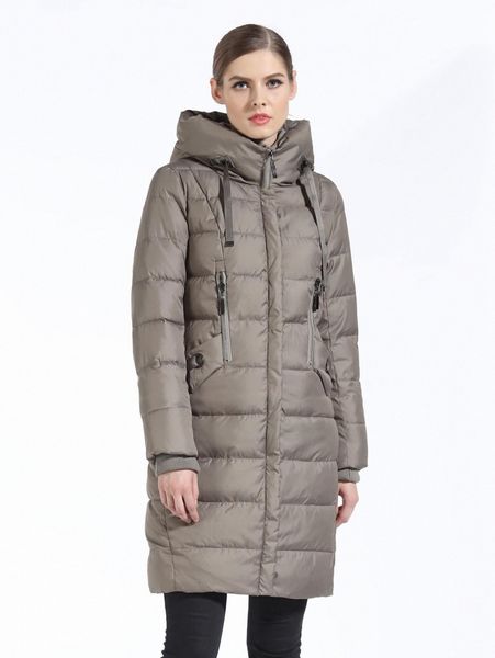 

gasman zip up tape hooded winter coat i42m#, Black