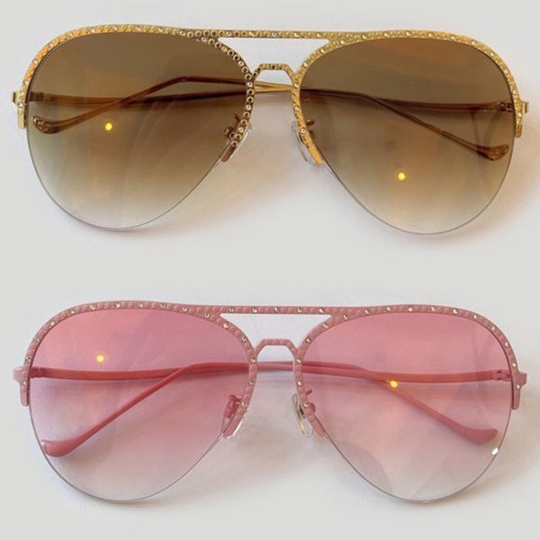 

женщины pilot солнцезащитные очки женщины роскошные личности металлические заклепки солнцезащитные очки бренд дизайнер оттенков uv400