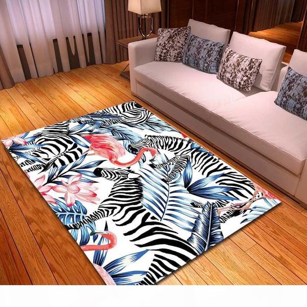 

rainforest style zebra flamingo carpets rug girls bedroom mat baby play mat bedside area rugs home living room carpet