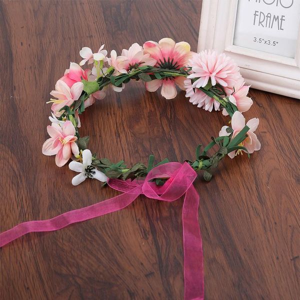 

haimeikang women girls lady fashion flower headband hairband wedding bride wreath of flowers hair bands hair acc qyljio